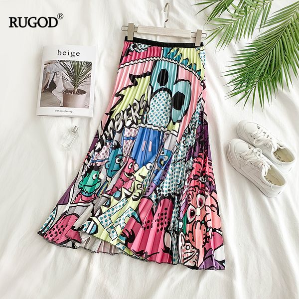 rugod fashion harajuku style women long skirt high waist pleated funny cartoon print summer skirts vintage streetwear falda, Black
rugod fashion harajuku style women long skirt high waist pleated funny cartoon print summer skirts vintage streetwear falda, Black