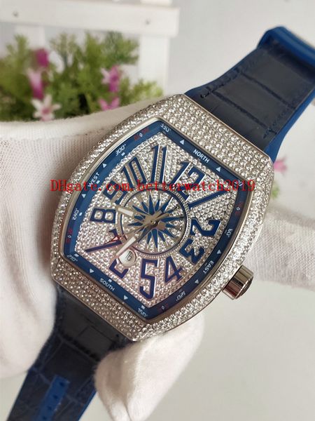 rubber luxury men mechanical sports watches collection v 45 sc dt yachting silver diamond case blue dial automatic mens, Slivery;brown
rubber luxury men mechanical sports watches collection v 45 sc dt yachting silver diamond case blue dial automatic mens, Slivery;brown