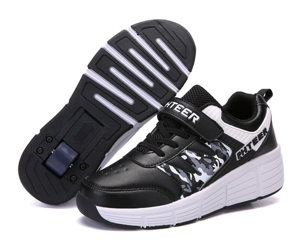 eur 31-42 children junior roller skate shoes kids sneakers with one/two heelies boys girls wheels shoes casual boys shoes, Black
eur 31-42 children junior roller skate shoes kids sneakers with one/two heelies boys girls wheels shoes casual boys shoes, Black