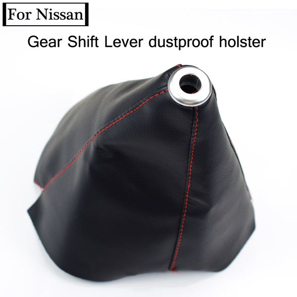 black leather car styling for qashqai juke x-trail tiida gear stick shift shifter knob gaiter boot cover
black leather car styling for qashqai juke x-trail tiida gear stick shift shifter knob gaiter boot cover