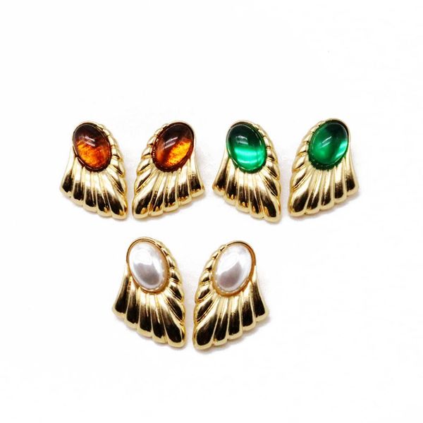 sweet pretty wing alloy brown green white pearl cute design stud earring for women, simple holiday party stud earring, Golden;silver
sweet pretty wing alloy brown green white pearl cute design stud earring for women, simple holiday party stud earring, Golden;silver