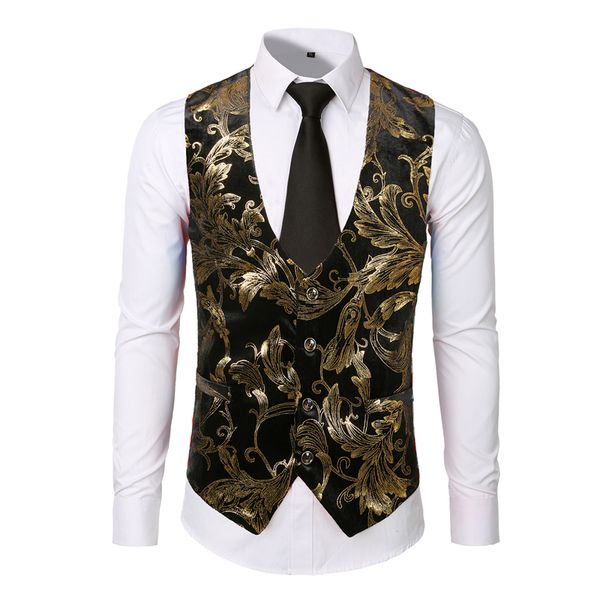 wedding banquet men vest gold & silver business vest waistcoat men s m xl xxl mens vests, Black;white
wedding banquet men vest gold & silver business vest waistcoat men s m xl xxl mens vests, Black;white