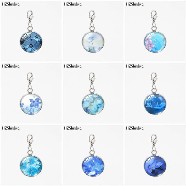2019 blue flower round glass pendants stainless steel round charms detachable necklace or keychain, Bronze;silver
2019 blue flower round glass pendants stainless steel round charms detachable necklace or keychain, Bronze;silver