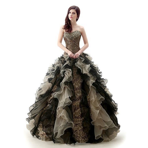 2018 new leopard print crystal ball gown quinceanera dresses plus size sweet 16 dresses debutante 15 year formal party dress bq121, Blue;red
2018 new leopard print crystal ball gown quinceanera dresses plus size sweet 16 dresses debutante 15 year formal party dress bq121, Blue;red
