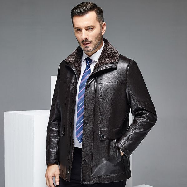 leather jacket men short men's clothing winter men's leather jacket outwear coat casual 2020 chaquetas hombre 1886 pph803, Black
leather jacket men short men's clothing winter men's leather jacket outwear coat casual 2020 chaquetas hombre 1886 pph803, Black
