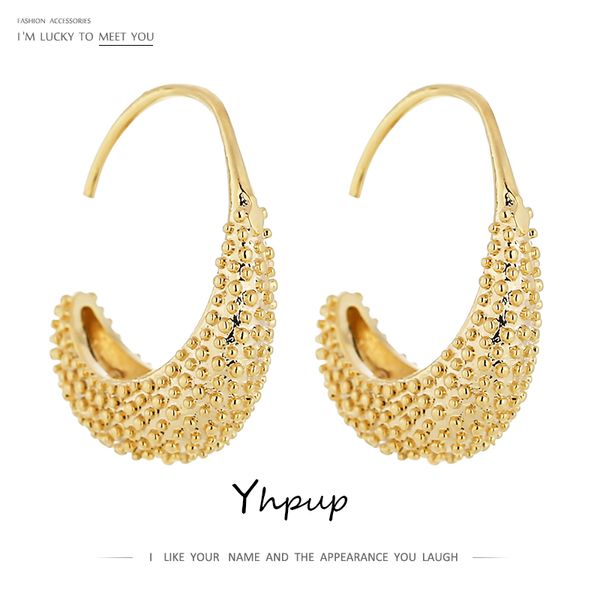 stud yhpup occident fashion metal gold geometric earrings for women chic anti allergy copper jewelry aretes de mujer, Golden;silver
stud yhpup occident fashion metal gold geometric earrings for women chic anti allergy copper jewelry aretes de mujer, Golden;silver