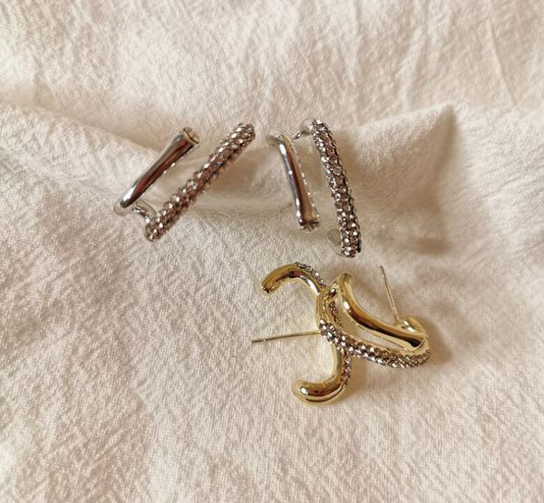 rhinestone exquisite new wave fashion cool earrings geometric simple women ear accessories, Golden;silver
rhinestone exquisite new wave fashion cool earrings geometric simple women ear accessories, Golden;silver