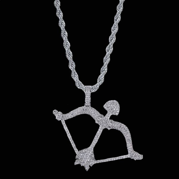 new men's necklace bow and arrow pendant &necklace gold silver color hip hop jewelry copper material cz bling
new men's necklace bow and arrow pendant &necklace gold silver color hip hop jewelry copper material cz bling