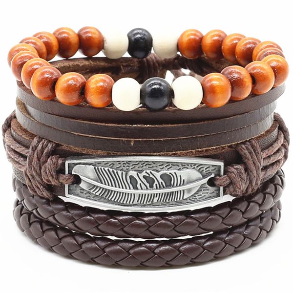 fish hook brown multilayer beaded women vintage ethnic casual handmade woven leather bracelets men jewelry wholesale accessories, White
fish hook brown multilayer beaded women vintage ethnic casual handmade woven leather bracelets men jewelry wholesale accessories, White