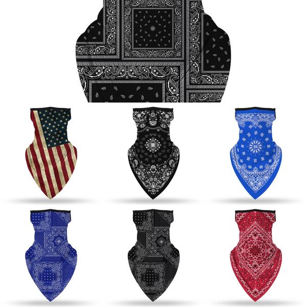 1xemt outdoor uv protection scarf cycling bicycle scarf bandana triangle headband face sunscreen riding outdoor mask men's sportswear, Black 
1xemt outdoor uv protection scarf cycling bicycle scarf bandana triangle headband face sunscreen riding outdoor mask men's sportswear, Black