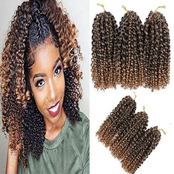 fashion 6bundles/lot 8" marlybob crochet hair short jerry curly crochet braids deep twists wavy synthetic marley braiding hair extensio, Black
fashion 6bundles/lot 8" marlybob crochet hair short jerry curly crochet braids deep twists wavy synthetic marley braiding hair extensio, Black