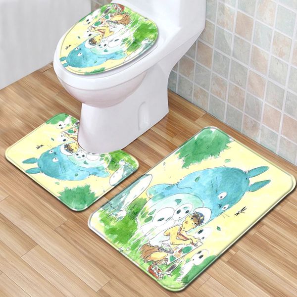 118cartoon animation bathroom floor mat three piece toilet carpet toilet mat set doormat bathroom antiskid mat available
118cartoon animation bathroom floor mat three piece toilet carpet toilet mat set doormat bathroom antiskid mat available