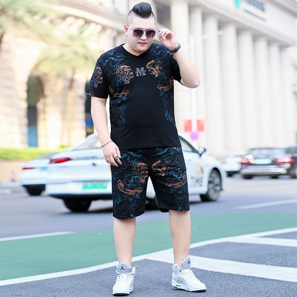 five minutes of pants with short sleeves printed leisure suit nutty super-sized two-piece outfit in the summer, Gray
five minutes of pants with short sleeves printed leisure suit nutty super-sized two-piece outfit in the summer, Gray