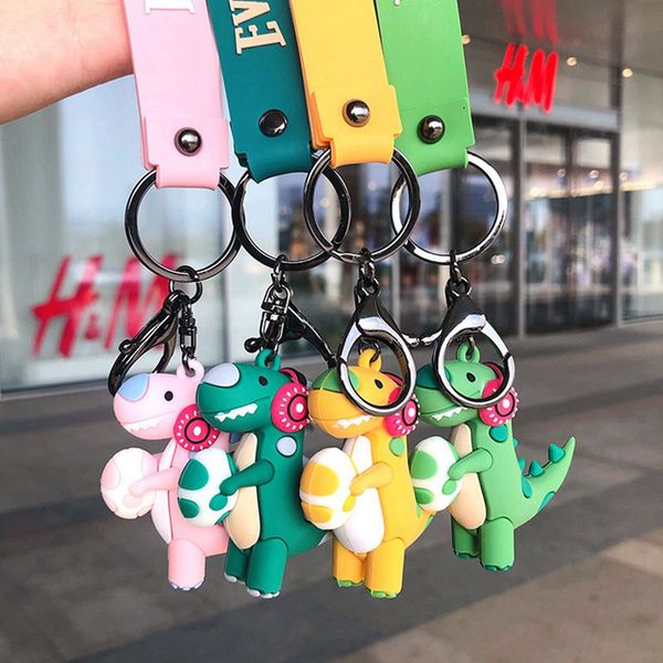 cartoon silicone dinosaur keychain letter printed silicone wide band key chain ring ladies car key chain ring keys ornaments new, Silver
cartoon silicone dinosaur keychain letter printed silicone wide band key chain ring ladies car key chain ring keys ornaments new, Silver