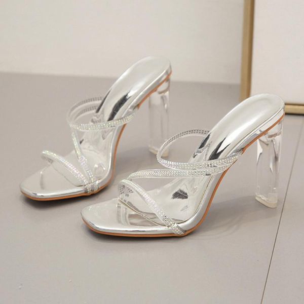 classic high heels slippers summer slippers open toe thin high heels solid pointed toe slip on e3, Black
classic high heels slippers summer slippers open toe thin high heels solid pointed toe slip on e3, Black