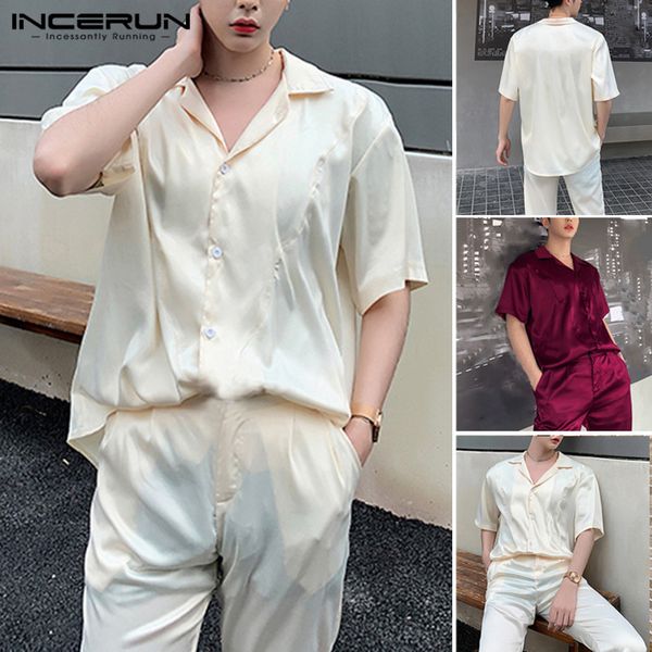 2020 spring mens sets short sleeve turn down collar shirt button long pants mens solid color suits loose casual suits s-5xl, Gray
2020 spring mens sets short sleeve turn down collar shirt button long pants mens solid color suits loose casual suits s-5xl, Gray