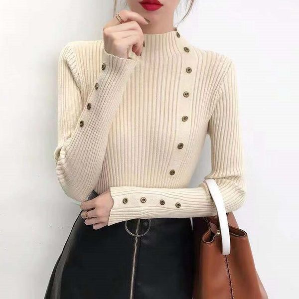 banulin 2019 new-coming autumn turtleneck pullovers sweaters primer shirt long sleeve button short korean slim-fit sweater, White;black
banulin 2019 new-coming autumn turtleneck pullovers sweaters primer shirt long sleeve button short korean slim-fit sweater, White;black