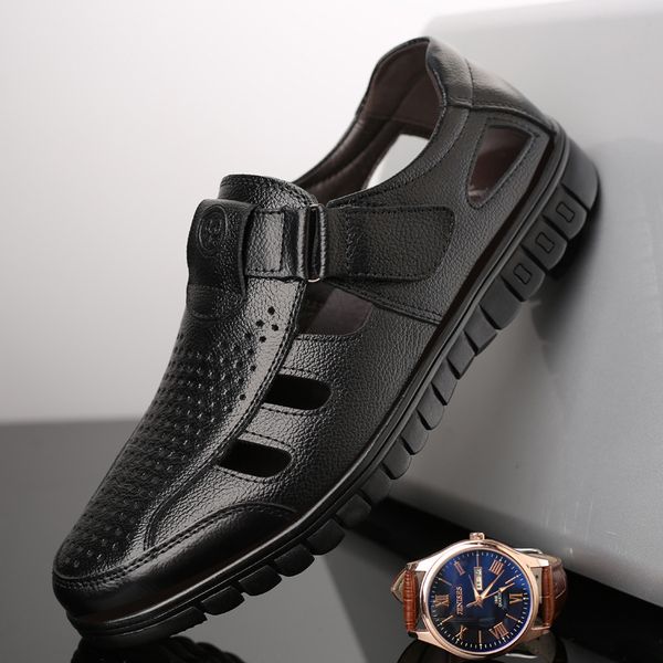 big size men sandals fashionable leather sandals men outdoor casual shoes breathable fisherman shoes beach, Black
big size men sandals fashionable leather sandals men outdoor casual shoes breathable fisherman shoes beach, Black