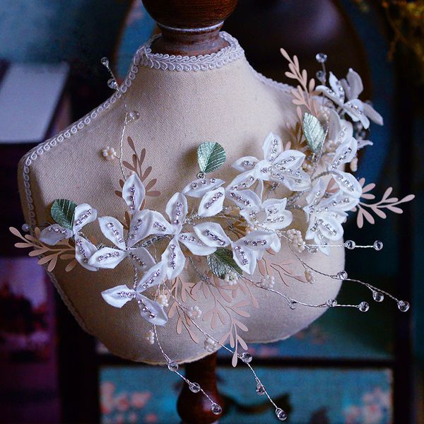 korean fresh brides white flower barrette brides leave hairbands wedding hair accessory evening headdress, Golden;white
korean fresh brides white flower barrette brides leave hairbands wedding hair accessory evening headdress, Golden;white