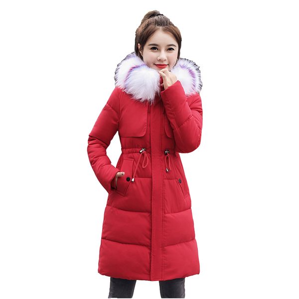 new winter color big fur collar parker coat womens medium long slim slimming hooded down cotton jacket women's clothing, Tan;black
new winter color big fur collar parker coat womens medium long slim slimming hooded down cotton jacket women's clothing, Tan;black