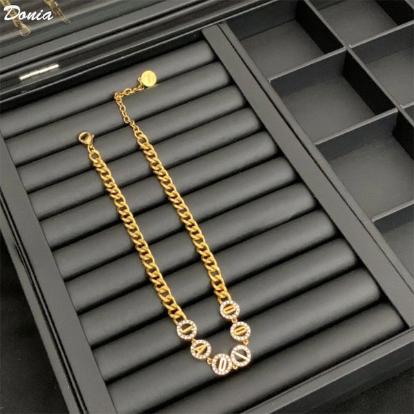 donia jewelry european and american fashion letter necklace bracelet two piece wedding jewelry ladies banquet set decoration gift, Silver
donia jewelry european and american fashion letter necklace bracelet two piece wedding jewelry ladies banquet set decoration gift, Silver