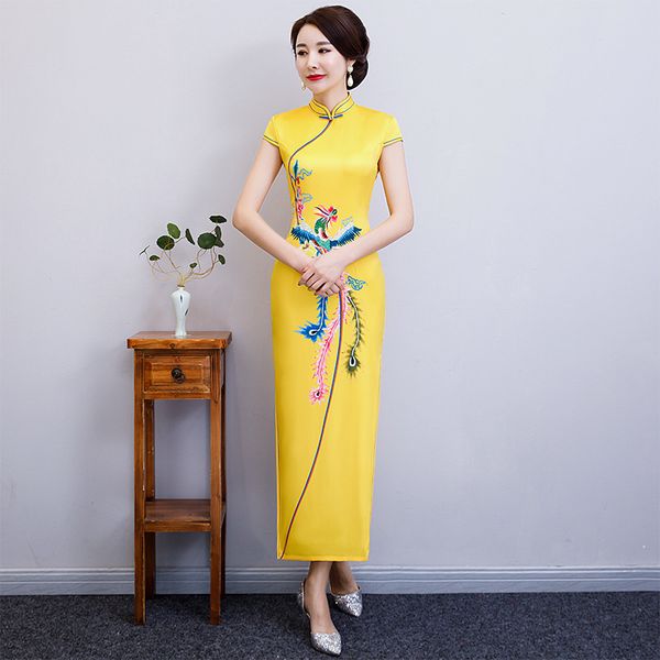 oversized 5xl sleeveless formal cheongsam vintage chinese long wedding party evening dress oriental womens elegant qipao vestido, Red
oversized 5xl sleeveless formal cheongsam vintage chinese long wedding party evening dress oriental womens elegant qipao vestido, Red