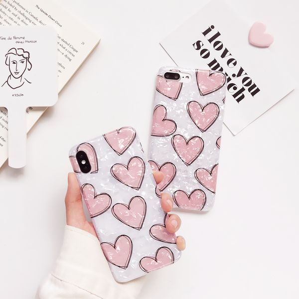suitable for iphone xs max pink love shell soft shell anti-fall mobile phone case
suitable for iphone xs max pink love shell soft shell anti-fall mobile phone case