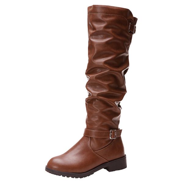 2020 women shoes flat zipper square heel solid color high boots knee-high shoes round toe boots woman bota feminina, Black
2020 women shoes flat zipper square heel solid color high boots knee-high shoes round toe boots woman bota feminina, Black