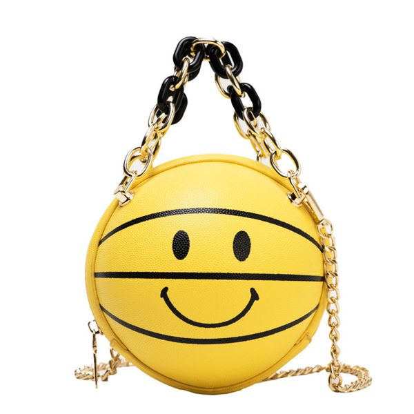 women ins cute round basketball smiling cartoon girl's shoulder chain bag purses and handbags women cross body bag totes #30
women ins cute round basketball smiling cartoon girl's shoulder chain bag purses and handbags women cross body bag totes #30