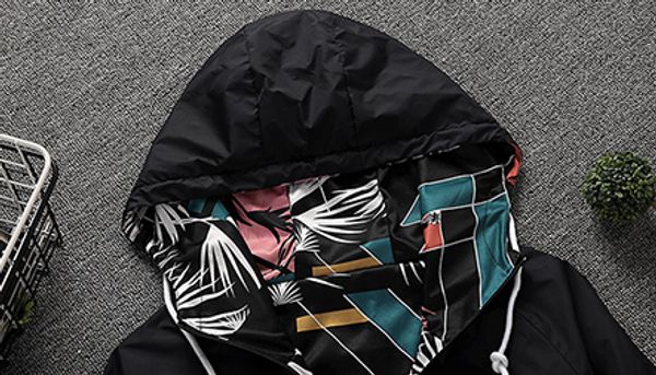 2020 designer mens women jackets double-sided windbreaker zipper hoodies sports brand floral print coats street style b100017l, Black;brown 
2020 designer mens women jackets double-sided windbreaker zipper hoodies sports brand floral print coats street style b100017l, Black;brown