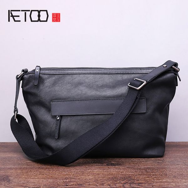 aetoo leather shoulder men's one-shoulder bag, business casual leather slant bag, large-capacity bag
aetoo leather shoulder men's one-shoulder bag, business casual leather slant bag, large-capacity bag
