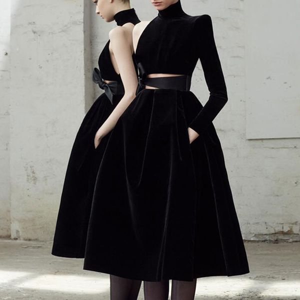 vintage robe de soiree long sleeve muslim one shoulder satin evening dresses with pockets vestido de festa zipper black prom gowns for women, Black;red
vintage robe de soiree long sleeve muslim one shoulder satin evening dresses with pockets vestido de festa zipper black prom gowns for women, Black;red