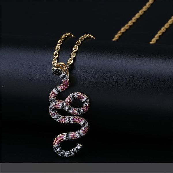 подвесные ожерелья ювелирные изделия роскошная мода высокое качество bling zirocn ожерелья изысканный 18k позолоченный змея хип хоп ожерелье, Silver
подвесные ожерелья ювелирные изделия роскошная мода высокое качество bling zirocn ожерелья изысканный 18k позолоченный змея хип хоп ожерелье, Silver