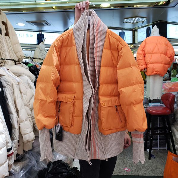 duck down clothes winter women new fashion knit striped fur trim v-neck casual winter jacket women's down clothes, Black
duck down clothes winter women new fashion knit striped fur trim v-neck casual winter jacket women's down clothes, Black