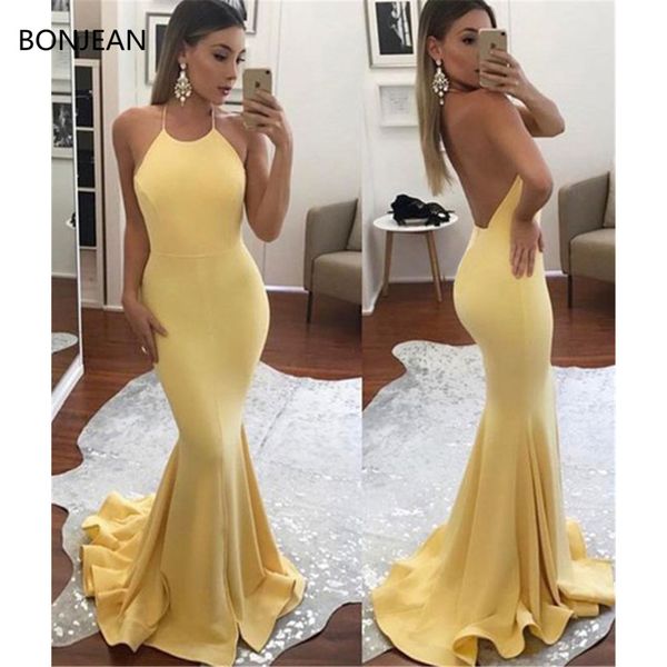 halter charming yellow backless prom dress mermaid satin long 2019 formal party dresses gown vestido de festa abendkleider abiye, White;black
halter charming yellow backless prom dress mermaid satin long 2019 formal party dresses gown vestido de festa abendkleider abiye, White;black