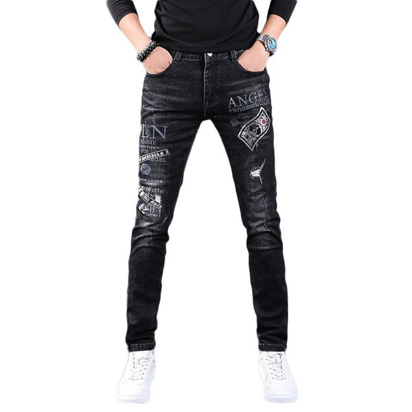 конструктор джинсы мужчины хип-хоп hole печать марка slim fit trend досуг упругие силы брюки rock revival мода одежда брюки уличная, Blue
конструктор джинсы мужчины хип-хоп hole печать марка slim fit trend досуг упругие силы брюки rock revival мода одежда брюки уличная, Blue