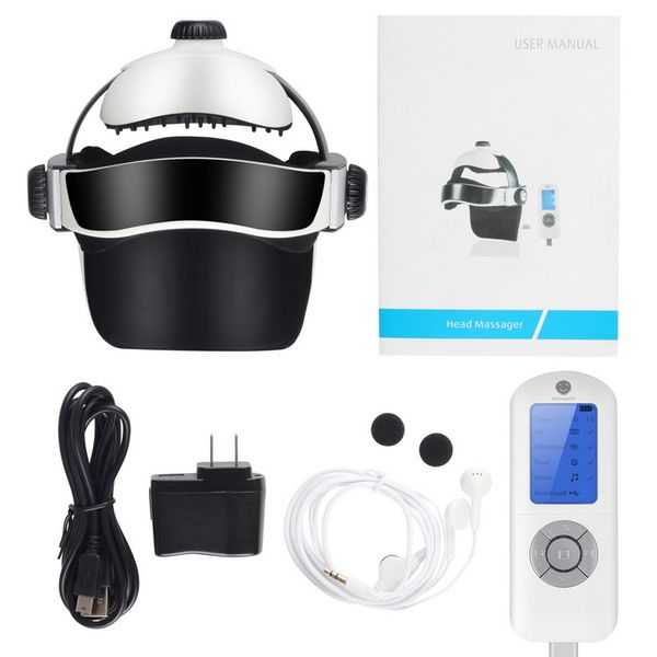 multifunction home use portable helmet air + vibration + heat + music head massager for head care
multifunction home use portable helmet air + vibration + heat + music head massager for head care