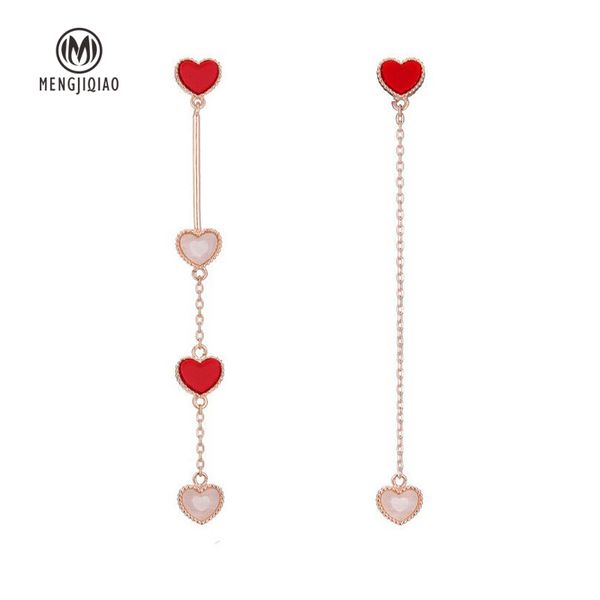 mengjiqiao korean new fashion sweet heart asymmetric drop earrings for women elegant ear line temperament orecchini brincos, Silver
mengjiqiao korean new fashion sweet heart asymmetric drop earrings for women elegant ear line temperament orecchini brincos, Silver