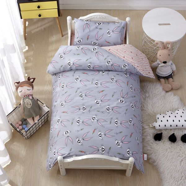 6pcs/set kindergarten cartoon bedding set crib bed linen cotton kit baby bedding set quilt bed sheet pillow with filler
6pcs/set kindergarten cartoon bedding set crib bed linen cotton kit baby bedding set quilt bed sheet pillow with filler