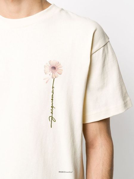 ja20ss letter embroidered handwritten font daisy sunflower chrysanthemum purple white apricot short sleeve t-shirt, Red
ja20ss letter embroidered handwritten font daisy sunflower chrysanthemum purple white apricot short sleeve t-shirt, Red