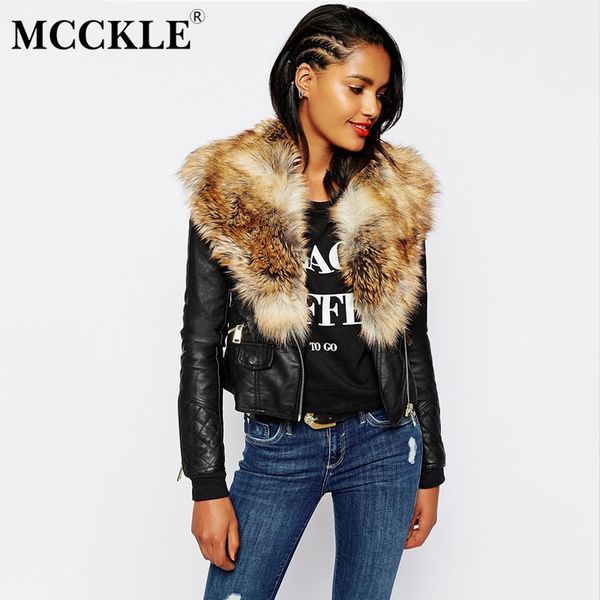 women faux fur pu leather short jacket motor black 2019 autumn winter coat outwear female fluffy collar casual jackets plus size
women faux fur pu leather short jacket motor black 2019 autumn winter coat outwear female fluffy collar casual jackets plus size