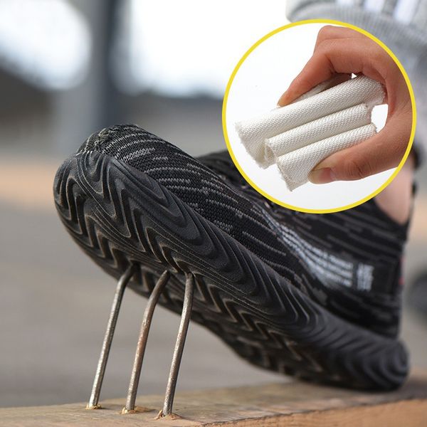 yadibeiba lightweight breathable men safety shoes steel toe work shoes non slip work sneakers safety boots men steel toe, Black
yadibeiba lightweight breathable men safety shoes steel toe work shoes non slip work sneakers safety boots men steel toe, Black