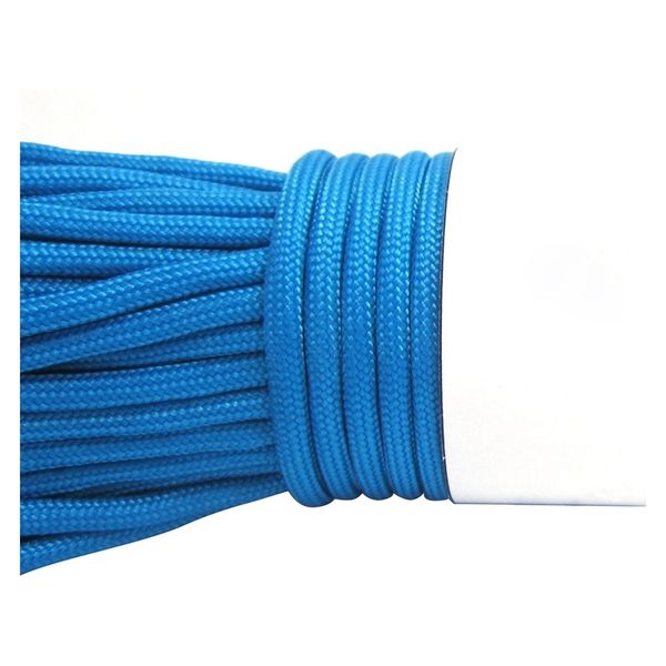 2 pcs parachute code ropes, 7 strands, 550 pounds, 100 feet - 1 pcs sky blue & 1 pcs lake blue survival bracelets
2 pcs parachute code ropes, 7 strands, 550 pounds, 100 feet - 1 pcs sky blue & 1 pcs lake blue survival bracelets