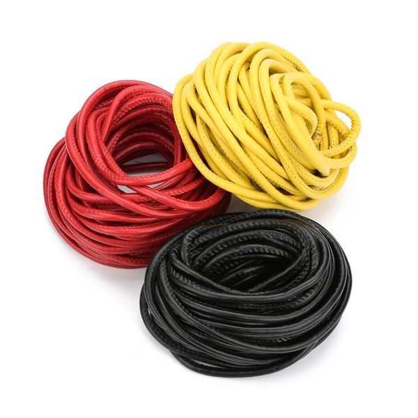 sauvoo 10 meters/lot stitched pu leather cord 4x5mm faux leather string rope for diy bracelets necklace jewelry making findings, Blue;slivery
sauvoo 10 meters/lot stitched pu leather cord 4x5mm faux leather string rope for diy bracelets necklace jewelry making findings, Blue;slivery