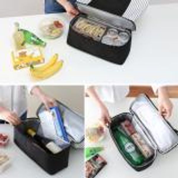 picnic box single shoulder tote thermal insulated handbag dual compartment fashion portable storage pouch lunch bag cooler, Blue;pink
picnic box single shoulder tote thermal insulated handbag dual compartment fashion portable storage pouch lunch bag cooler, Blue;pink