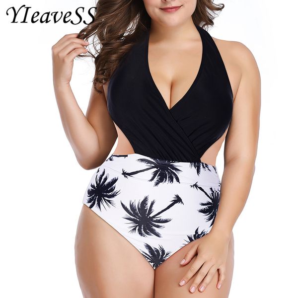 2019 new plus size swimwear women one piece female swimsuit fused swimming suit halter bikinis monokini bather suit trikini, White;black
2019 new plus size swimwear women one piece female swimsuit fused swimming suit halter bikinis monokini bather suit trikini, White;black