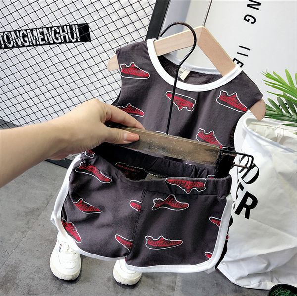 детские мальчики одежда наборы мультфильм обуви печати спортивная одежда наряд без рукавов футболка + шорты летний спорт повседневная одежда, White
детские мальчики одежда наборы мультфильм обуви печати спортивная одежда наряд без рукавов футболка + шорты летний спорт повседневная одежда, White