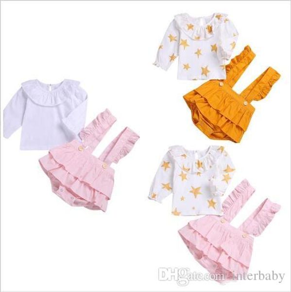 kids clothes baby girls summer suits long sleeve shirt strap dress clothing sets star printed button suspenders culottes outfit byp5295, White
kids clothes baby girls summer suits long sleeve shirt strap dress clothing sets star printed button suspenders culottes outfit byp5295, White