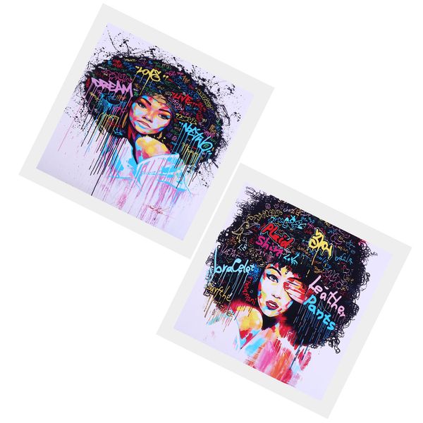 2 panel canvas oil painting, artwork picture wall art decor hanging poster, home chic decor - girl with afro-hair
2 panel canvas oil painting, artwork picture wall art decor hanging poster, home chic decor - girl with afro-hair