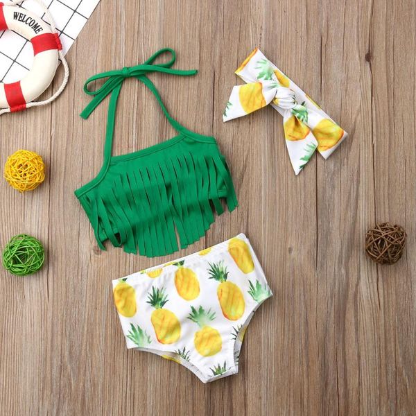 hirigin baby girls bikini 2020 baby kids swimwear tassels fruit pritned swimming suit with headband 3 piece set beachwear
hirigin baby girls bikini 2020 baby kids swimwear tassels fruit pritned swimming suit with headband 3 piece set beachwear
